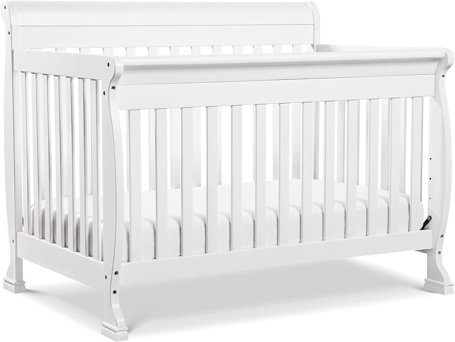 DaVinci Kalani 4-in-1 Convertible Mini Crib in Ebony, Greenguard Gold Certified