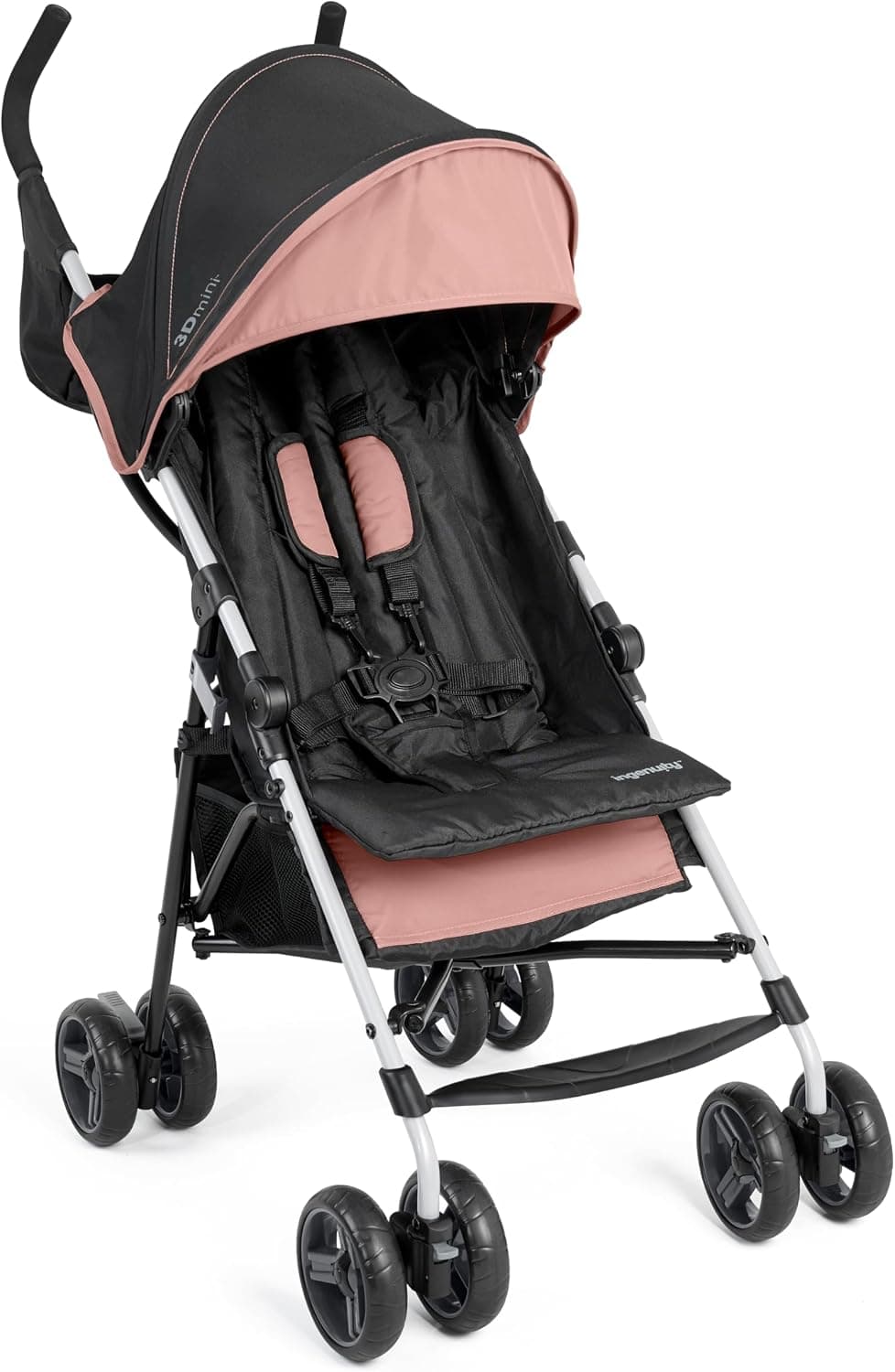 Kolcraft Cloud Lightweight Umbrella Stroller with Large Sun Canopy, Black