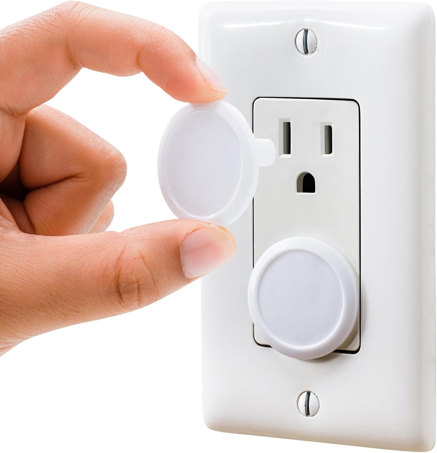 Wappa Baby Outlet Covers Baby Proofing (50 Pack) Electric Plug Protectors, Childproof Socket Covers, White