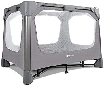4moms Breeze GO Portable Travel Playard, Easy One-Handed Setup