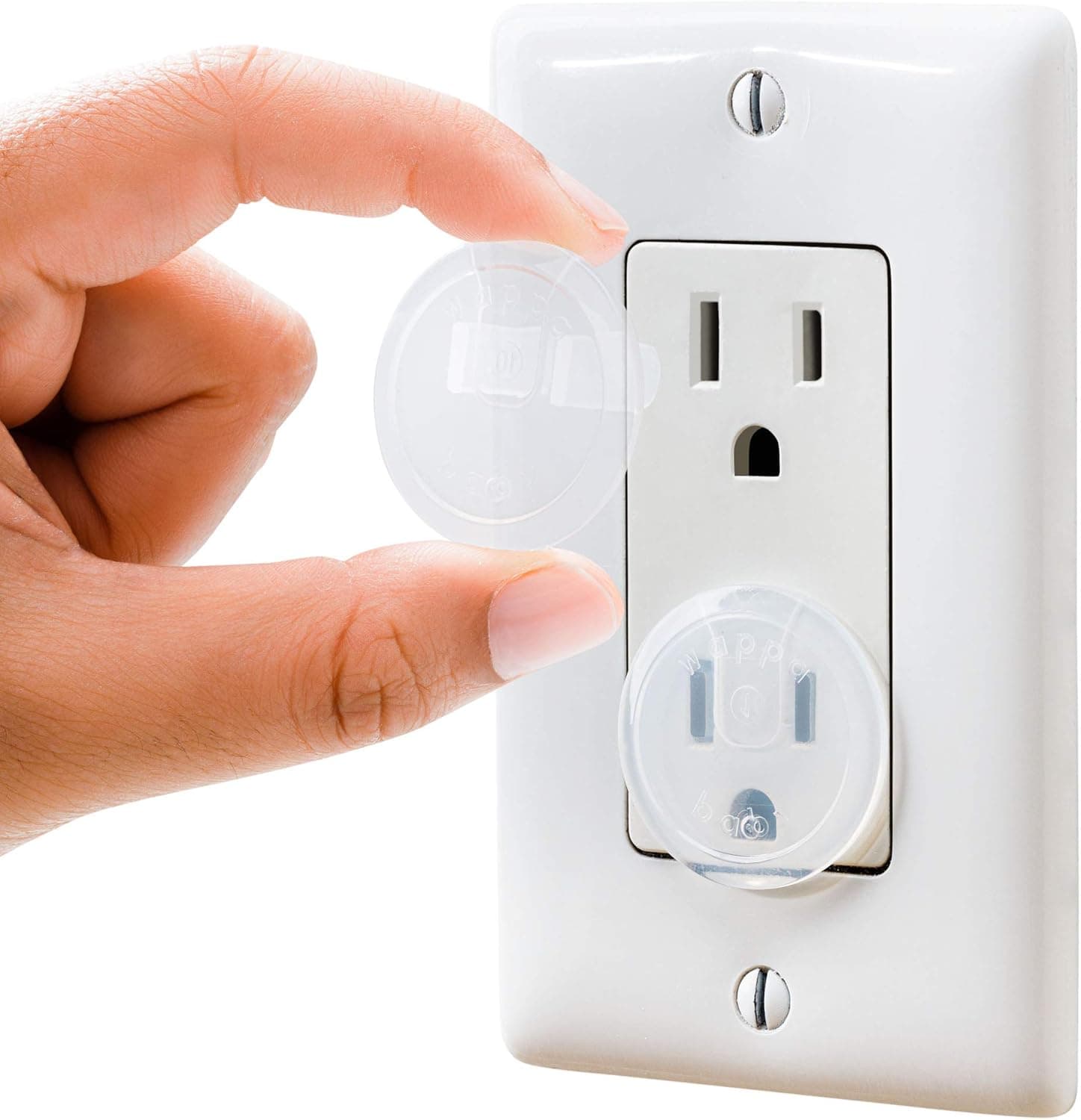 Clear Outlet Covers (50 Pack) Value Pack - Baby Safety Outlet Plug Covers, Child Proof