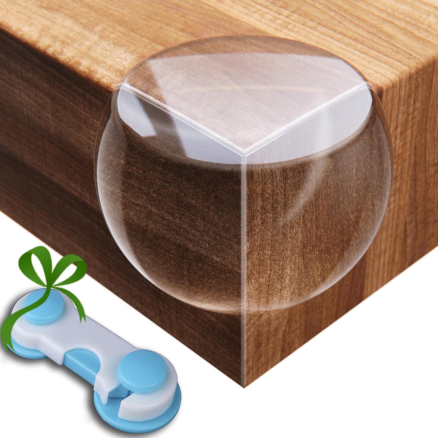 Corner Protector Baby 20 Pack - Table Corner Protectors for Kids, Furniture Corner Guards with Pre-Applied Adhesive