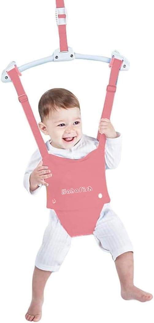 Baby Door Jumpers and Bouncers Exerciser Set with Door Clamp Adjustable Strap 6-24 Months