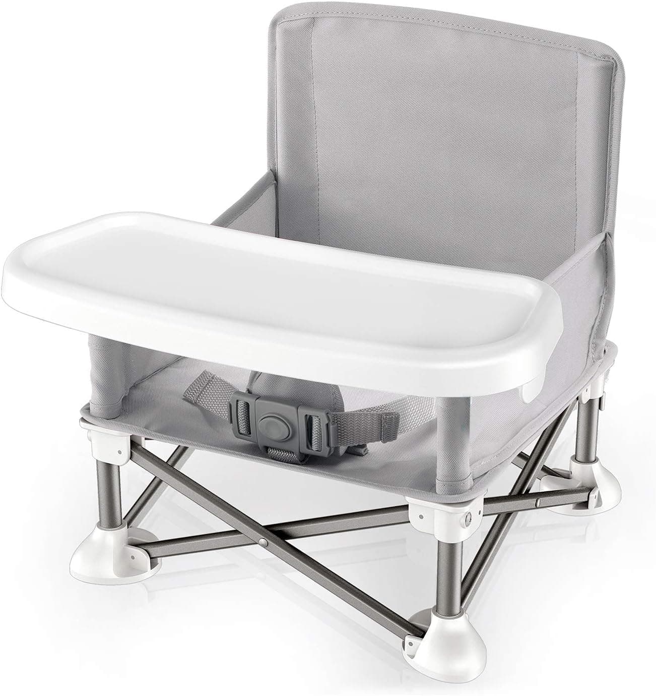 SereneLife Baby Seat Booster, Portable Pop and Open Folding Booster Feeding Chair SLBS66G