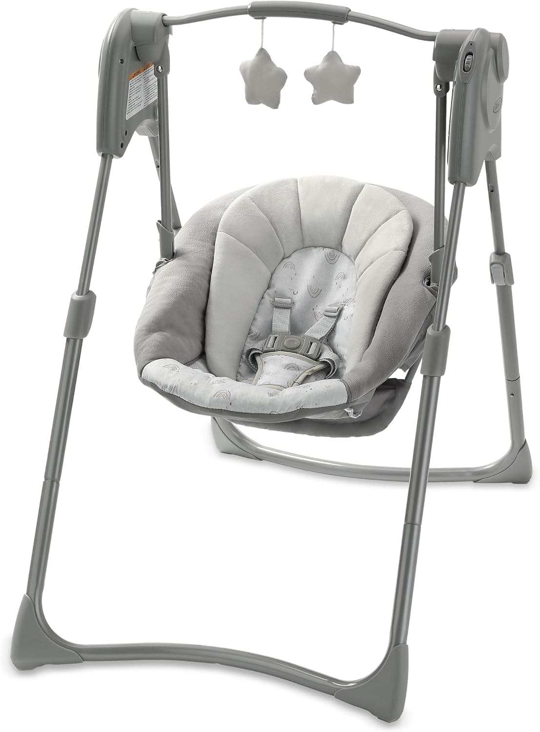 Graco Slim Spaces Compact Baby Swing (Etcher)