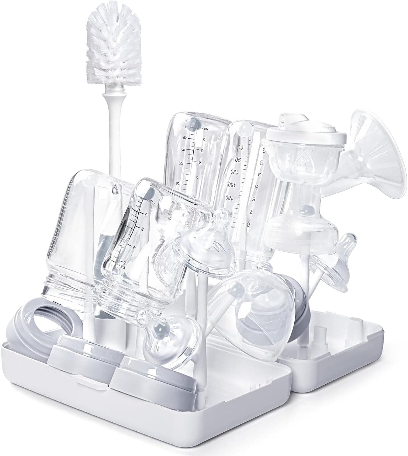 Termichy Travel Baby Bottle Drying Rack, Compact Size with Large Capacity