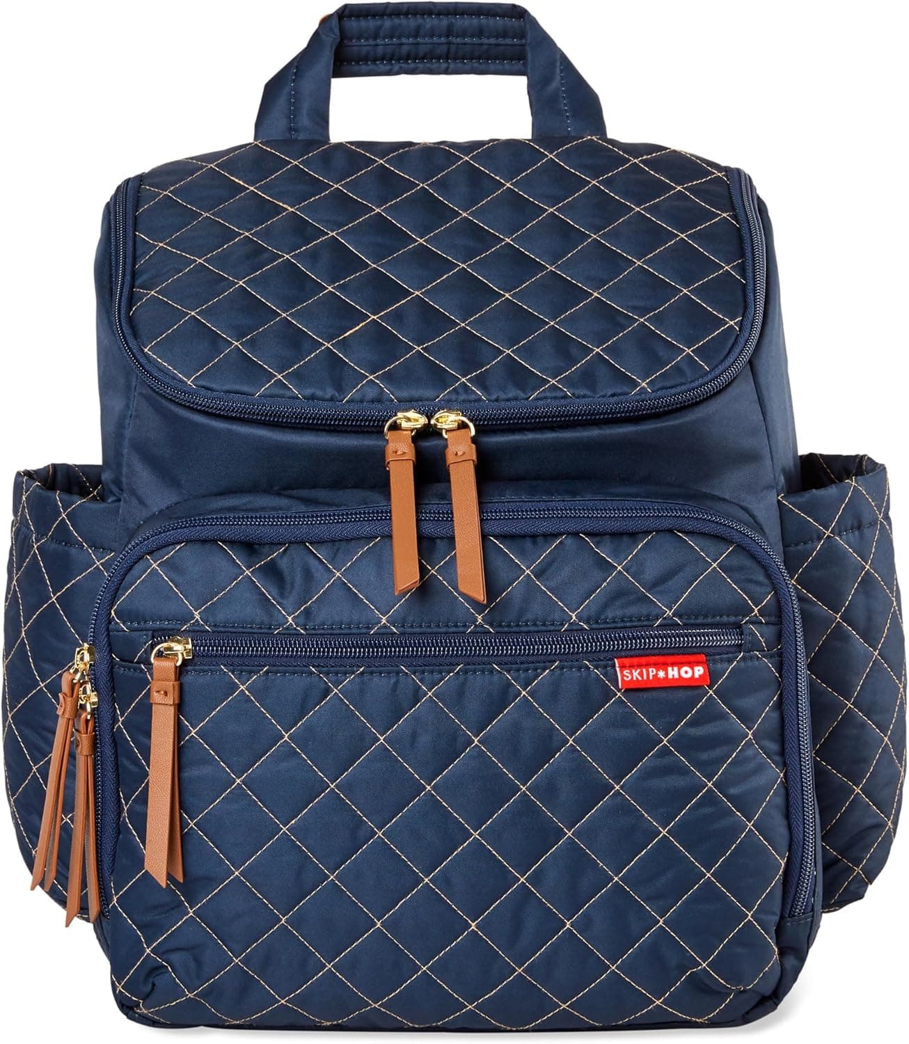 Skip Hop Diaper Bag Backpack: Forma, Multi-Function Baby Travel Bag with Changing Pad & Stroller Attachment, N