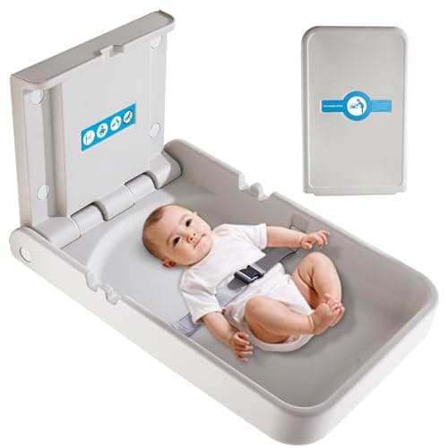 KSITEX Baby Changing Station Wall Mounted,Vertical