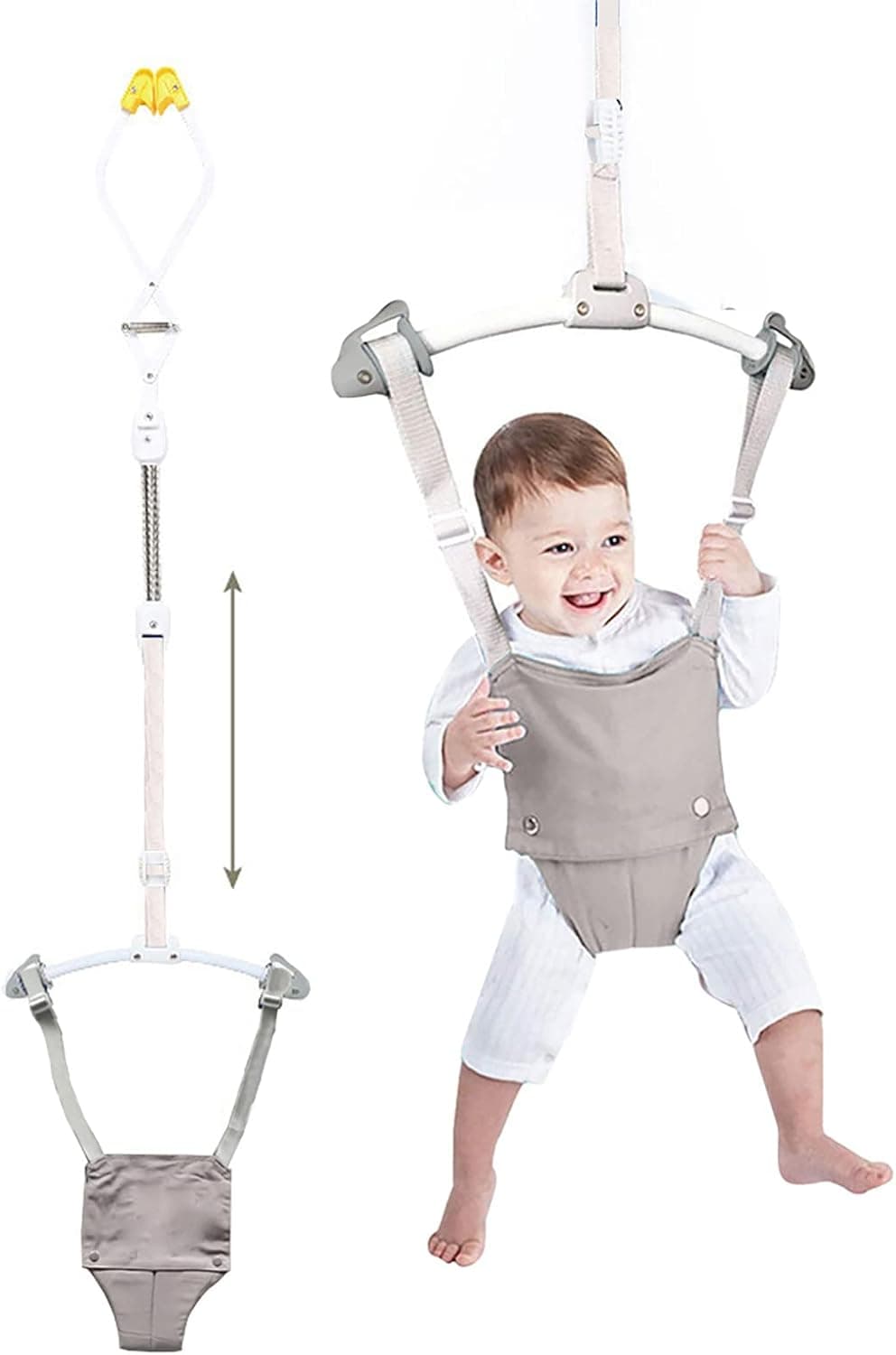 Creative Baby Door Jumper Set - Adjustable Toddler Baby Bouncer (Pink)