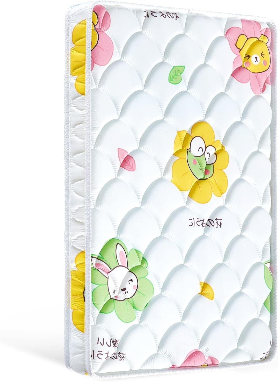 Vibe bear Premium Foam Mini Crib Mattress, Dual-Sided 38x24x4, Breathable Non-Toxic Hypoallergenic