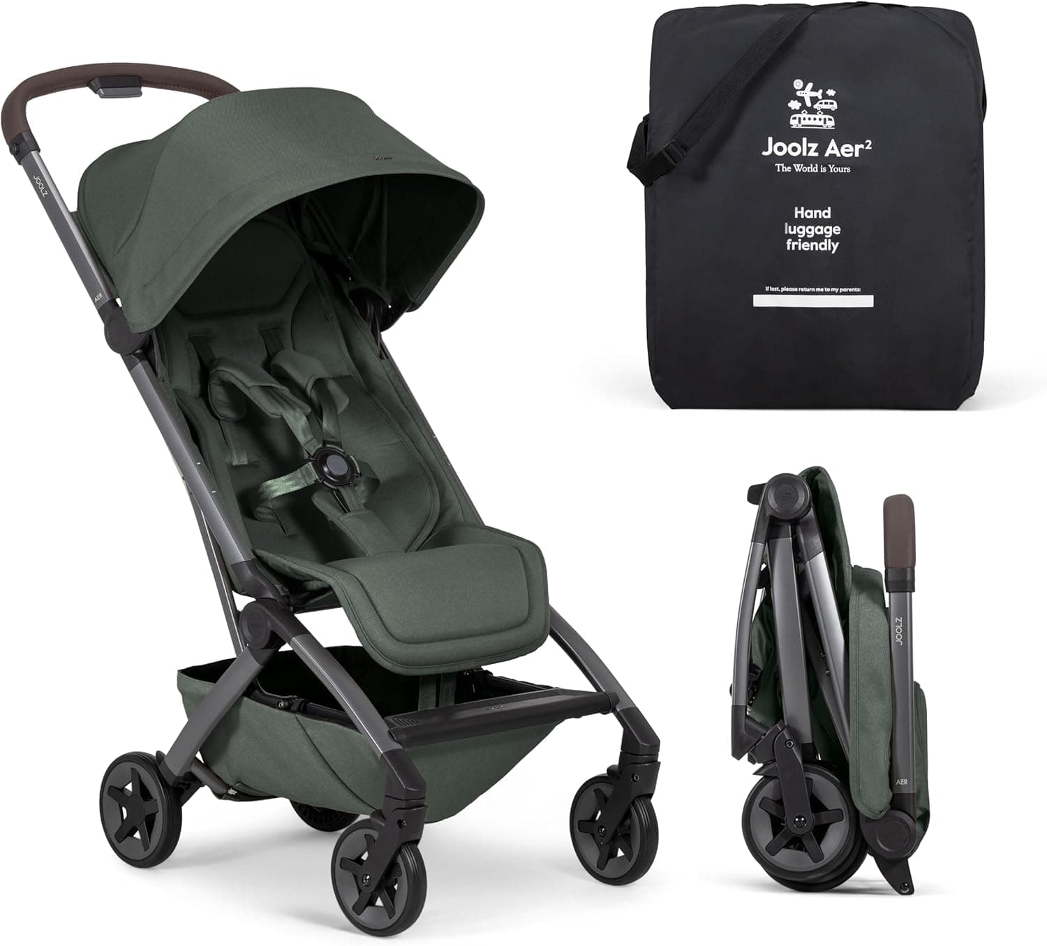 Cybex Libelle Lightweight Travel Baby Stroller - Carry-On Compliant Compact Fold, One-Hand Adjustable Recline 