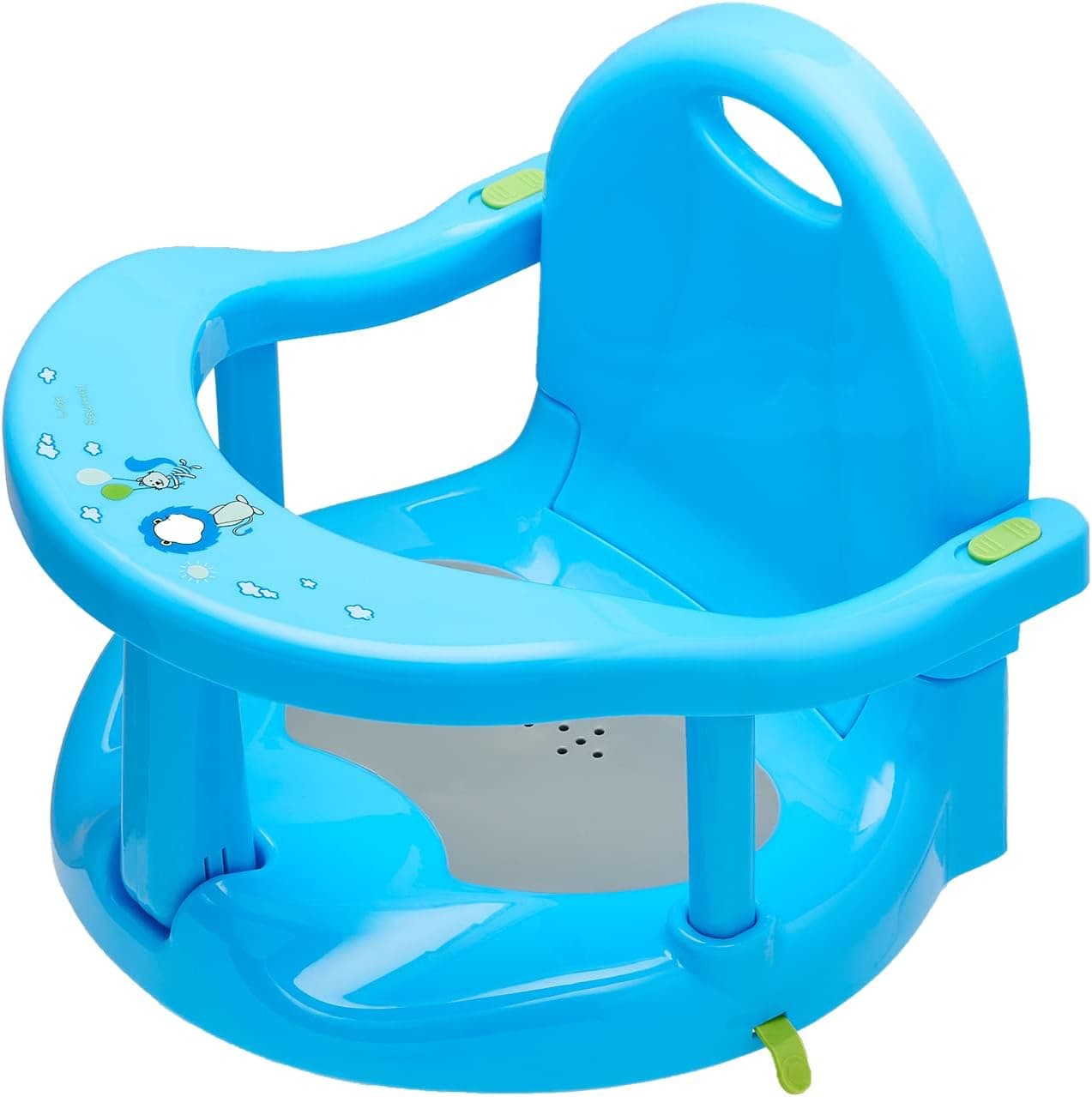 Baby Bathtub Seat, Non Slip Surround Bath Seat with Suction Cups, Foldable for 6-18 Months