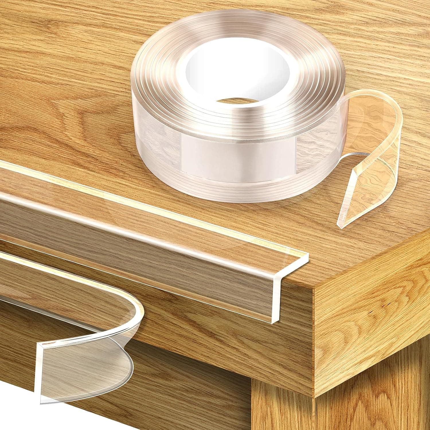 Corner Protectors Baby Proofing, Clear Soft Edge Protector 6.6ft (2M) Corner Guards with Strong Adhesive