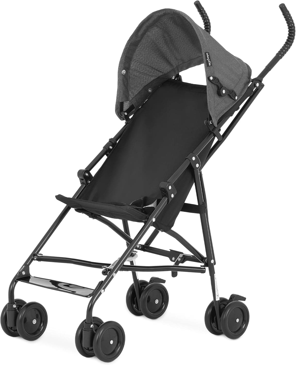 Dream On Me Aero Travel Umbrella Stroller, One-Hand Quick Fold, Lightweight Compact - Black