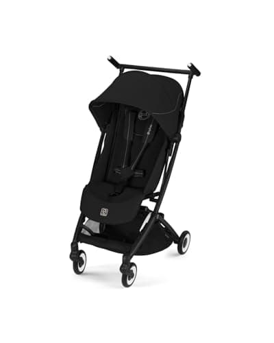 Cybex Libelle Lightweight Travel Stroller for Baby & Toddler - Magic Black